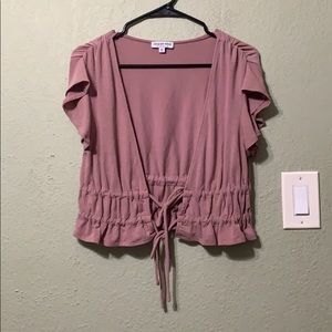 Mauve crop top